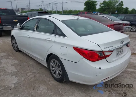 2012 Hyundai Sonata Gls z USA, uszkodzony, nr VIN 5NPEB4AC5CH365989